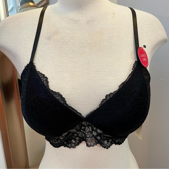 NWT Marilyn Monroe black lace bralette size XL - Picture 1 of 6